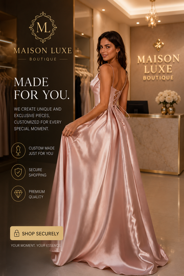 The Victoria Satin Gown