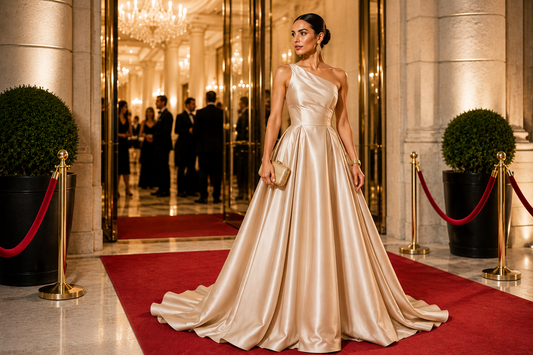 Victoria Satin Gown