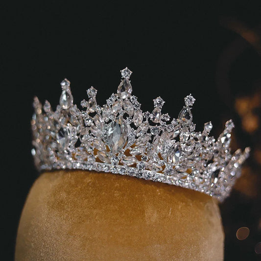 Rhinestone Geometric Bridal Tiara