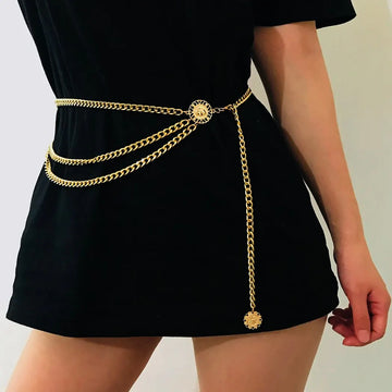 Sunflower Queen Body Chain