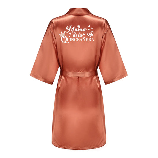 Mis XV Bathrobes Princess Sweet 15 Years Girl Birthday Party Mis Quince Años Robes Quinceanera Robe