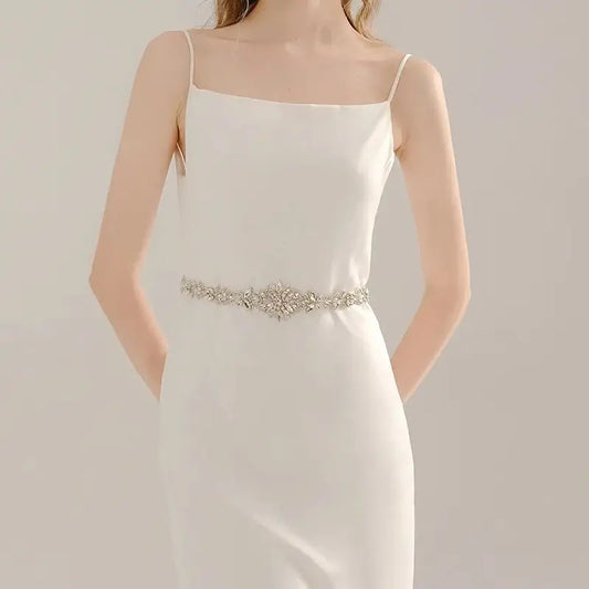 Rhinestone Bridal Sash Belt