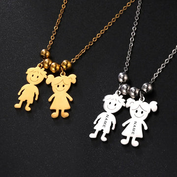 Personalized Kids Name Necklace – Meaningful Family Gift