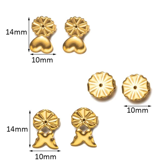 Earring Back Lifters for Heavy Earrings – Hypoallergenic Support