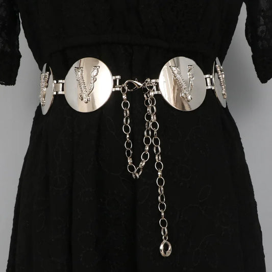 Luxury Gold Alphabet Waist Chain Belt – Elevate Any Outfit Instantly