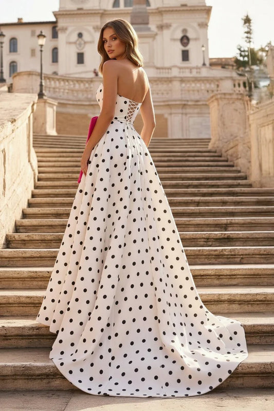 Monroe Polka Dot Couture Gown