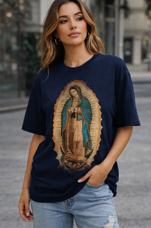 Our Lady of Guadalupe Graphic Tee – Faith, Style & Everyday Comfort