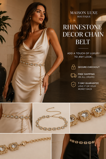 Crystal Luxe Waist Chain