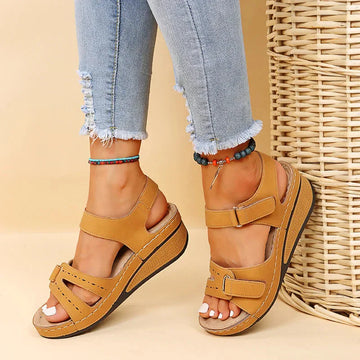 Women’s Roman Wedge Sandals – Everyday Comfort