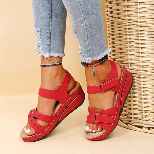 Women’s Roman Wedge Sandals – Everyday Comfort